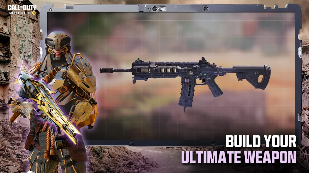 Action-packed multiplayer battle scene from Call of Duty Mobile