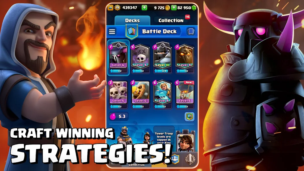 Real-time strategy battle arena from Clash Royale