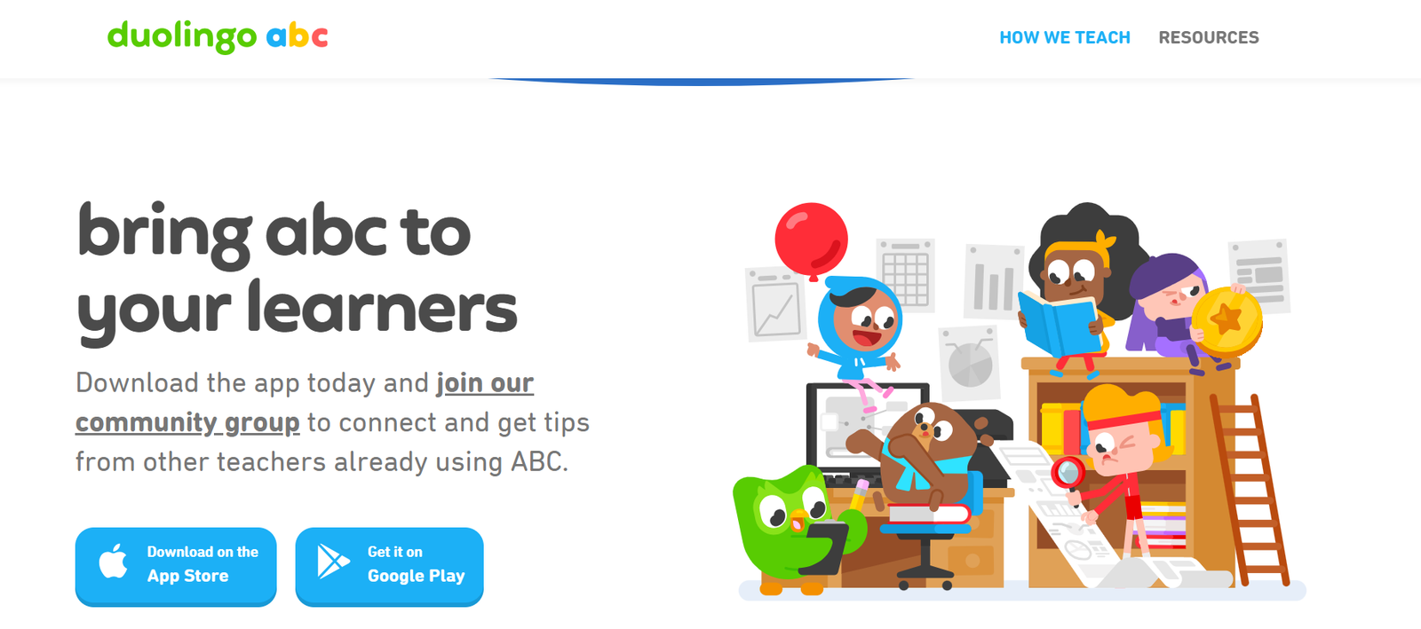 Duolingo ABC early reading app for kids, learning apps for kids, free games with no ads